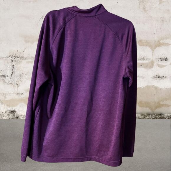 Bollé Mens Performance 1/4 Zip Long Sleeve Pullover Reddish Orange - Size Large - Picture 3 of 5